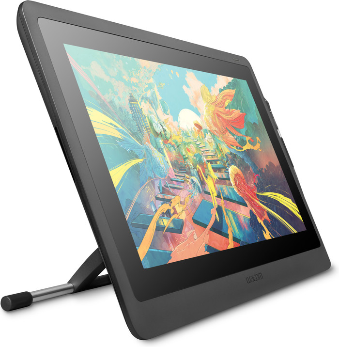 Wacom Cintiq 16 + Wacom Adjustable Stand product in use