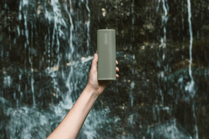 Sonos Roam 2 Groen product in gebruik