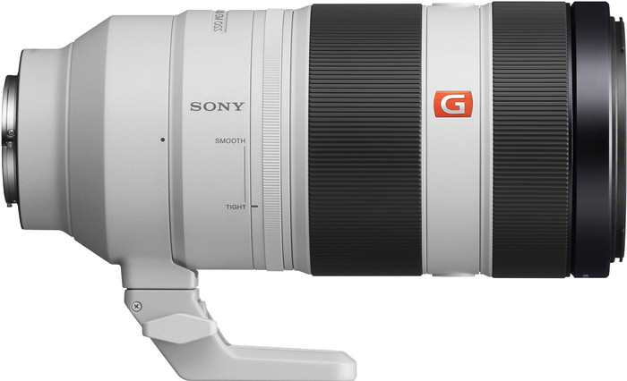 Sony FE 100-400 mm f/4.5-5.6 GM OSS côté droit