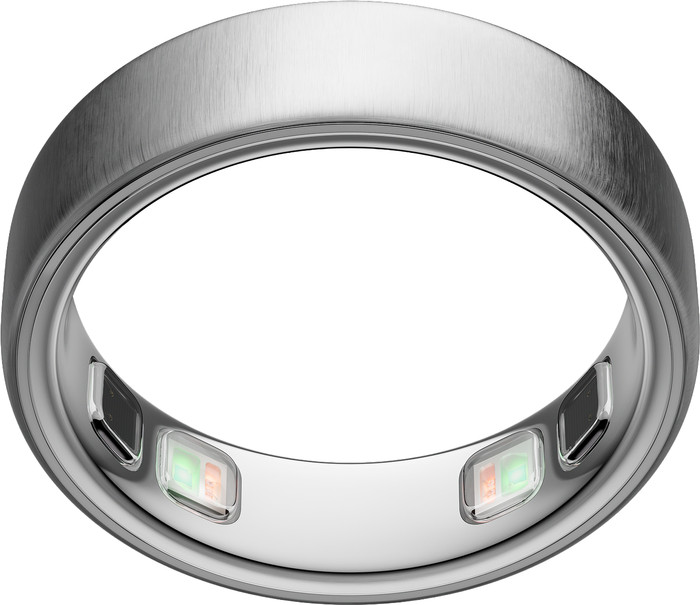 Oura Ring 5 Taille 7 Argent Brossé Main Image