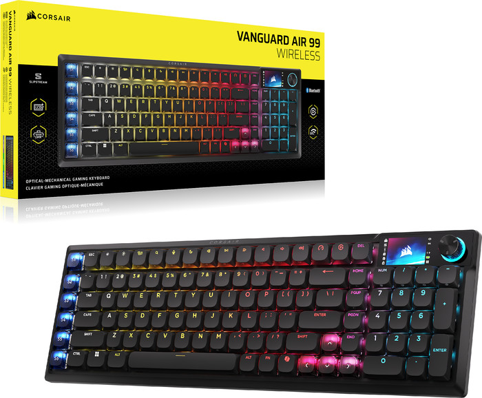 Corsair Vanguard AIR 99 Wireless Gaming Toetsenbord Zwart Azerty verpakking