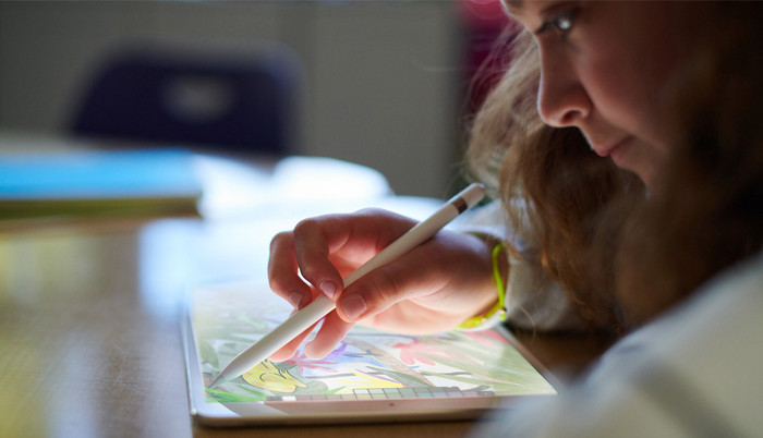 Apple Pencil 1 (2022) produit à l'usage