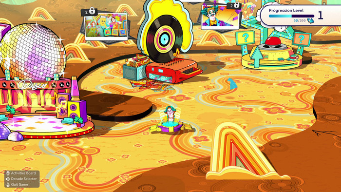 Just Dance Decades of Hits Nintendo Switch 2 product in use