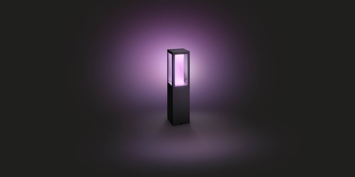 Philips Hue Impress sokkellamp White and Color Zwart laag null