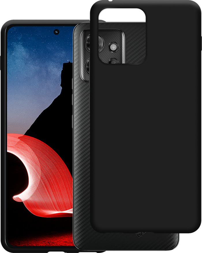 Just in Case Soft Design Motorola ThinkPhone Back Cover Zwart voorkant
