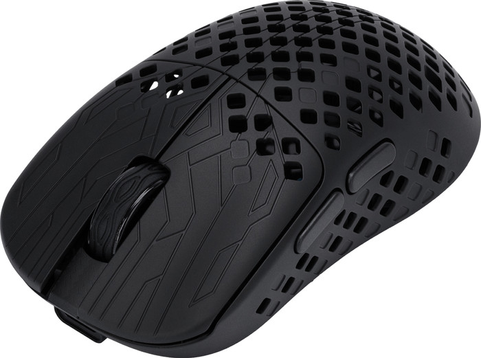Vortech Prestige Souris Gamer Sans Fil Noir côté gauche