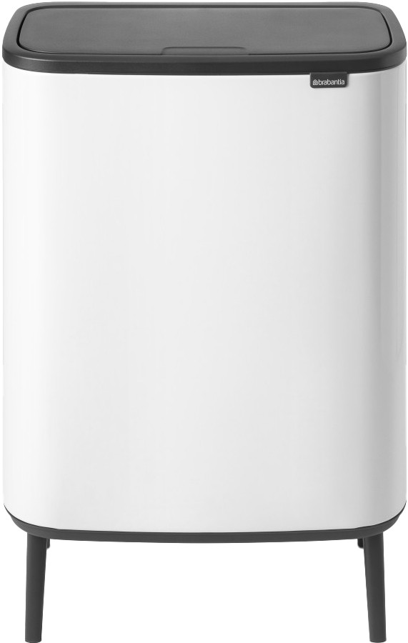 Brabantia Bo Touch Bin Hi Poubelle - 60 L - Blanc avant