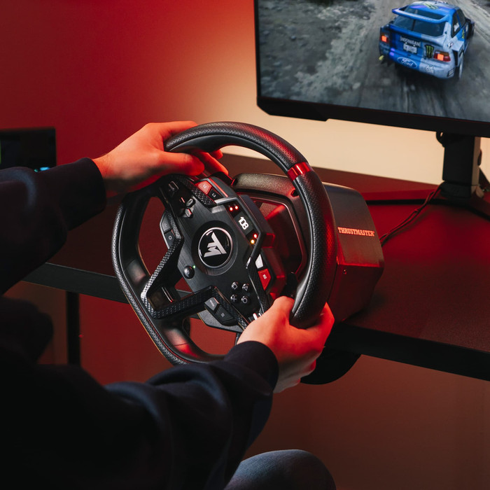 Thrustmaster T248R PlayStation and PC product in use