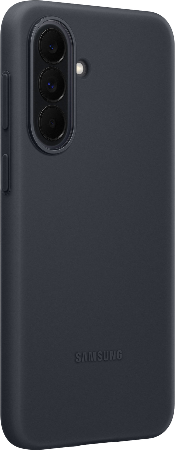 Samsung Galaxy A37 Siliconen Back Cover Zwart rechterkant