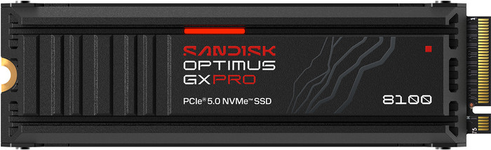 SANDISK Optimus GX PRO 8100 8TB Heatsink PCIe 5.0 NVMe SSD Main Image
