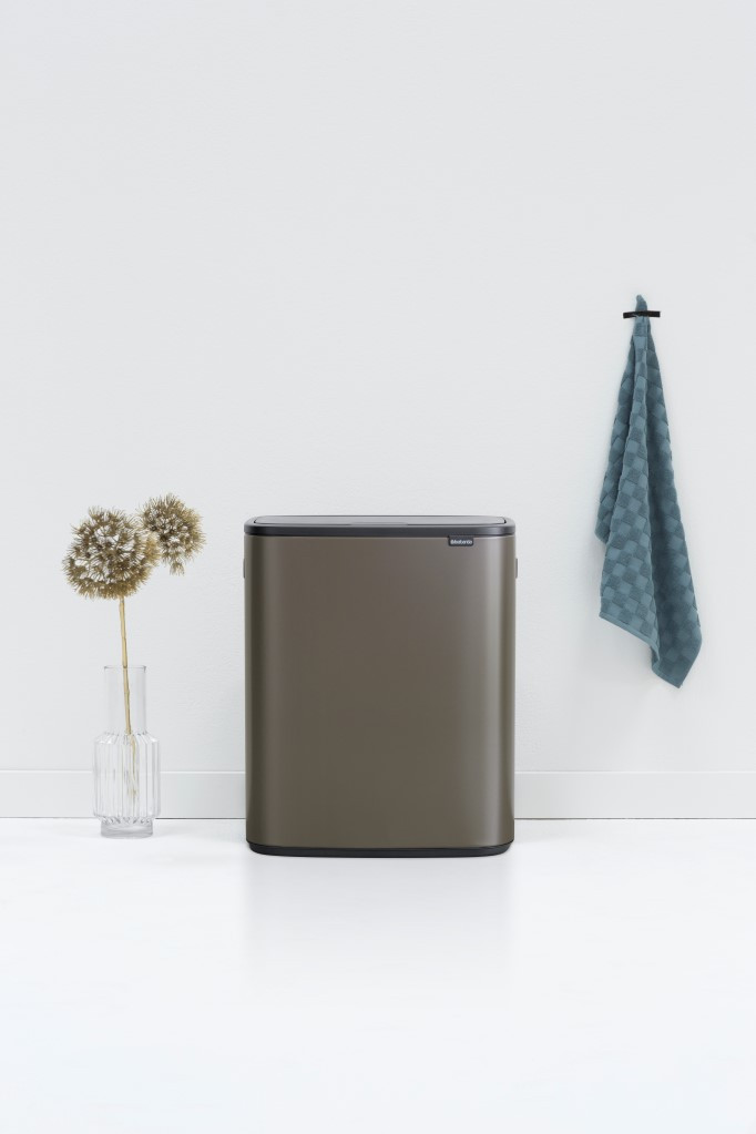 Brabantia Bo Touch Bin 2 x 30 Litres Platinum + Sacs Poubelle (120 pièces) produit à l'usage