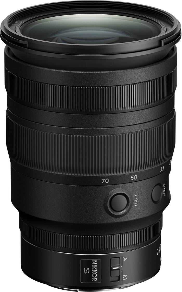 Nikon Nikkor Z 24-70mm f/2.8 S left side