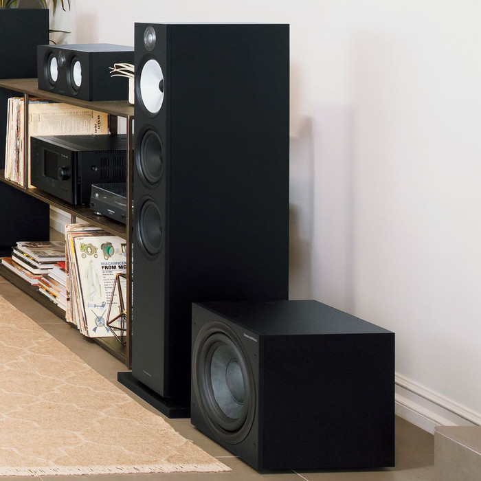 Bowers & Wilkins ASW608 Zwart product in gebruik