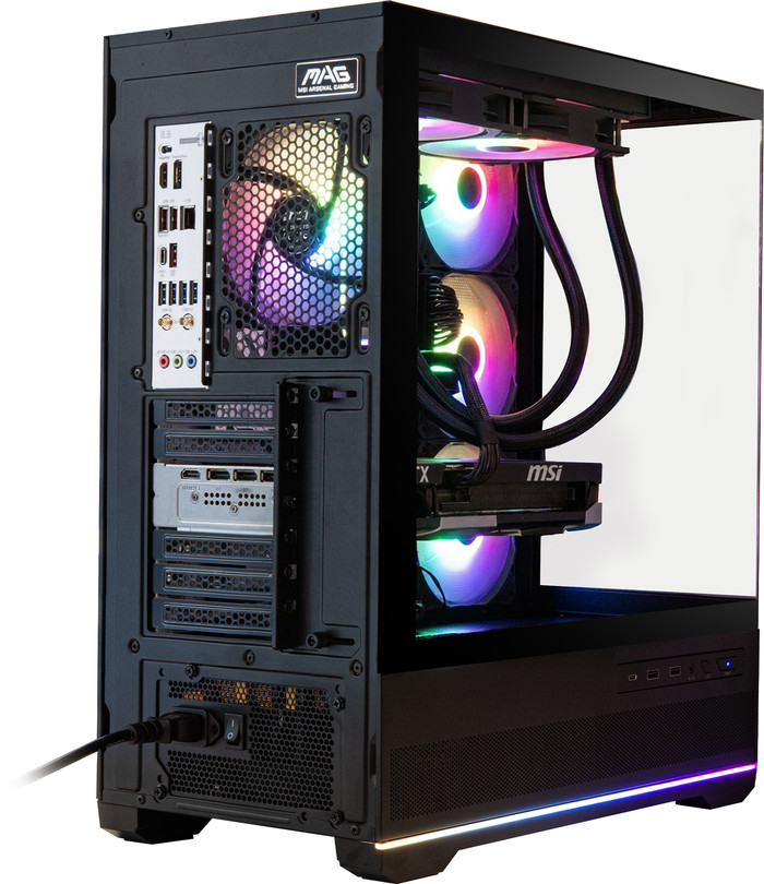 Cobalt x Powered by MSI - Tier 2 - RTX 5070 Ti - Ryzen 7 7800X3D - 32 Go - 2 To SSD côté gauche
