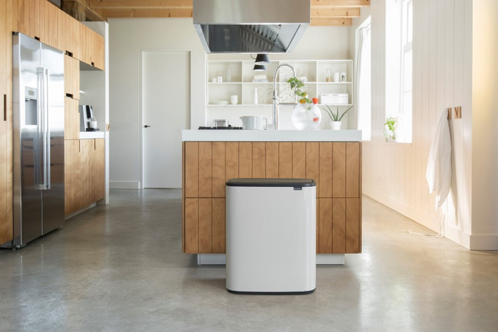 Brabantia Bo Touch Bin 60 Litres White + Sacs Poubelle (120 pièces) produit à l'usage