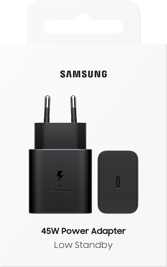 Samsung 45W GaN Usb C Oplader Zwart verpakking