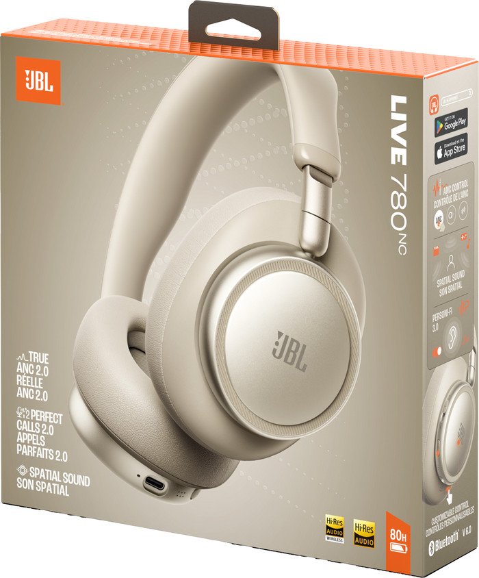 JBL Live 780NC Champagne emballage