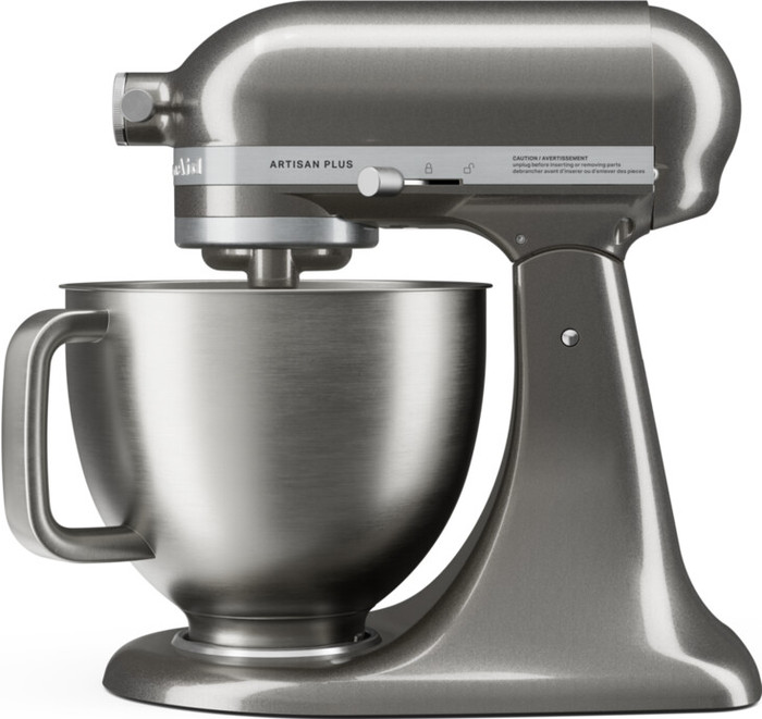 Kitchenaid 5KSM50PKVEMS Medallion Silver linkerkant