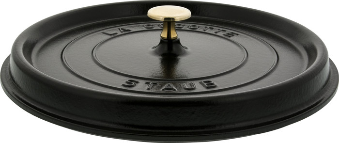 Staub Cocotte Ronde 28 cm Noir détail