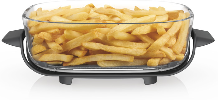 Ninja CRISPi 4-in-1 Glazen Airfryer Creme detail