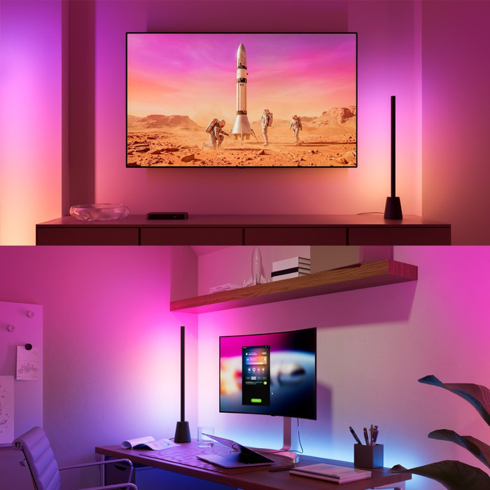 Philips Hue Play Tafellamp White and Color product in gebruik