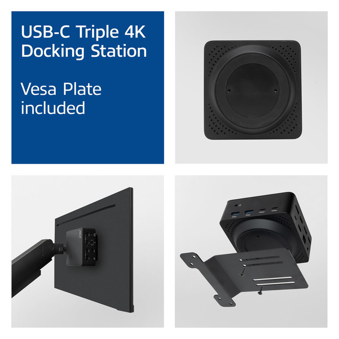 ACT Usb C Triple 4K DisplayLink Docking Station visual leverancier