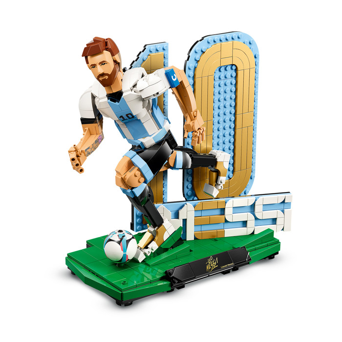 LEGO Editions Lionel Messi Voetballegende 43015 product in gebruik