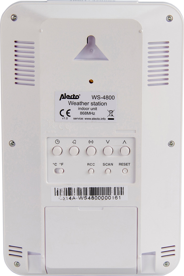Alecto WS-4800 back