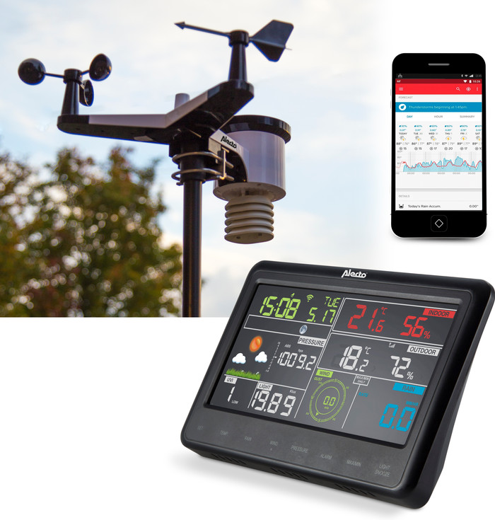 Alecto WS-5500 product in gebruik