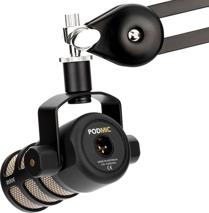 RODE PodMic Black back