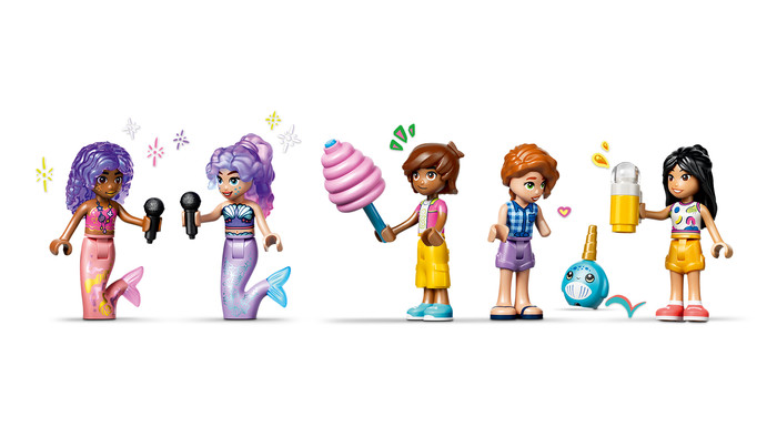 LEGO Friends - Les Montagnes Russes des Sirènes 42703 détail