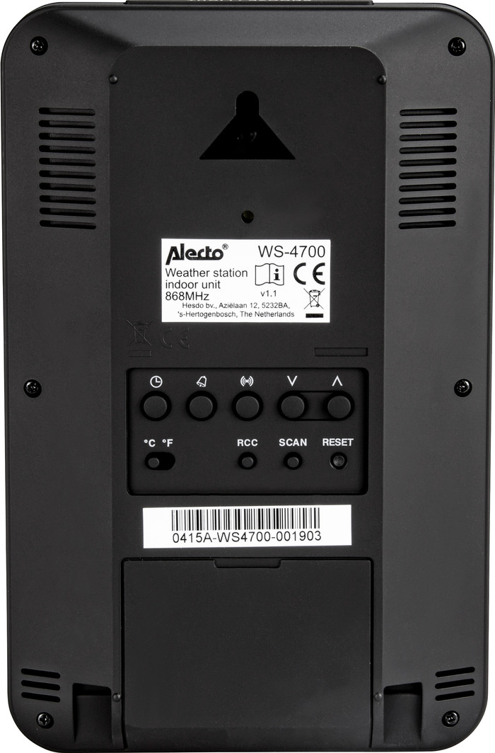 Alecto WS-4700 back