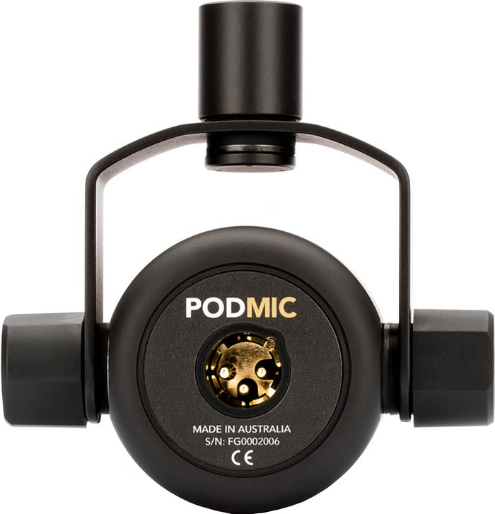 RODE PodMic Black back