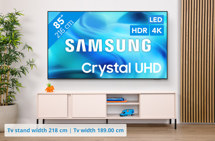 Samsung Led 85" U8070H (2026) + Samsung HW-S60D Black (2024) visual Coolblue 1