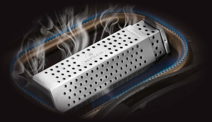 Napoleon Rookbox voor TravelQ product in gebruik