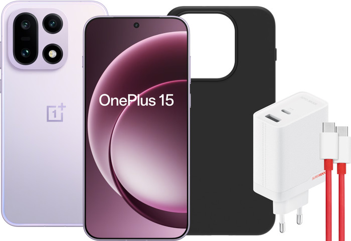 OnePlus 15 512 Go Mauve 5G + Pack d'Accessoires de Base Main Image