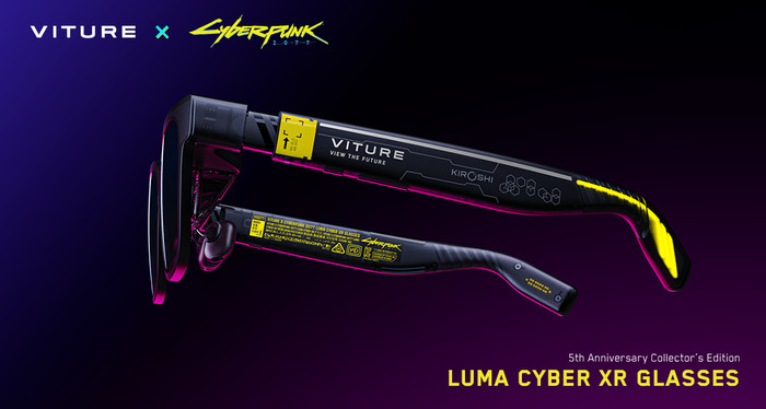 VITURE x Cyberpunk 2077 Luma Cyber XR bril visual leverancier