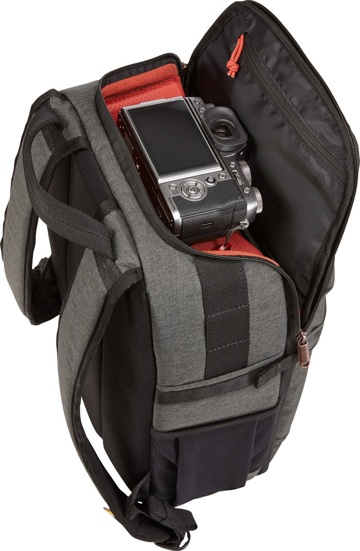 Case Logic Era Large Camera Backpack Grijs binnenkant