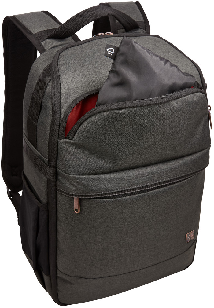 Case Logic Era Large Camera Backpack Grijs bovenkant