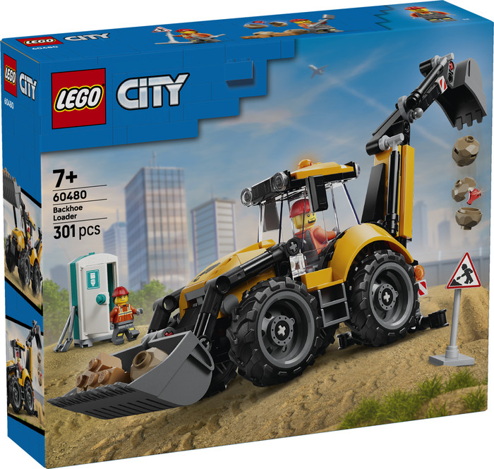 LEGO City - Le Tractopelle Jaune 60480 emballage