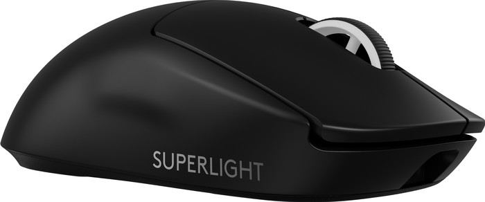 Logitech G PRO X Superlight 2 LIGHTSPEED Wireless Gaming Mouse Black left side