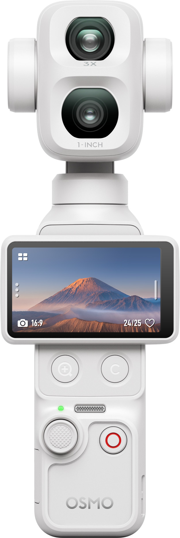 DJI Osmo Pocket 4P (Pro) Creator Combo Blanc avant