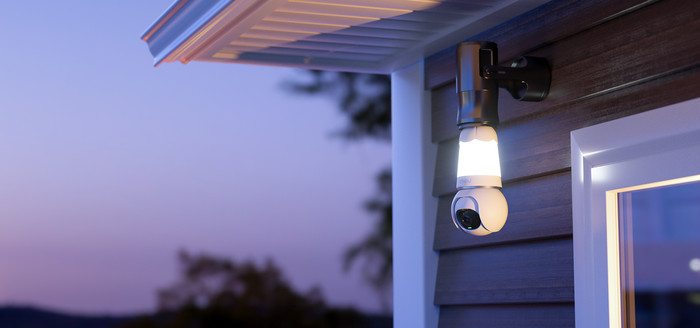 Imou Bulb Cam product in gebruik