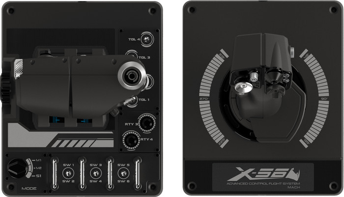 Logitech G X56 Space / Flight HOTAS top