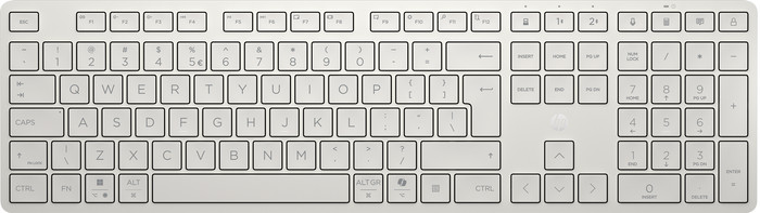 HP 490C Multi-Device Dual-Mode Toetsenbord en Muis Wit AZERTY detail