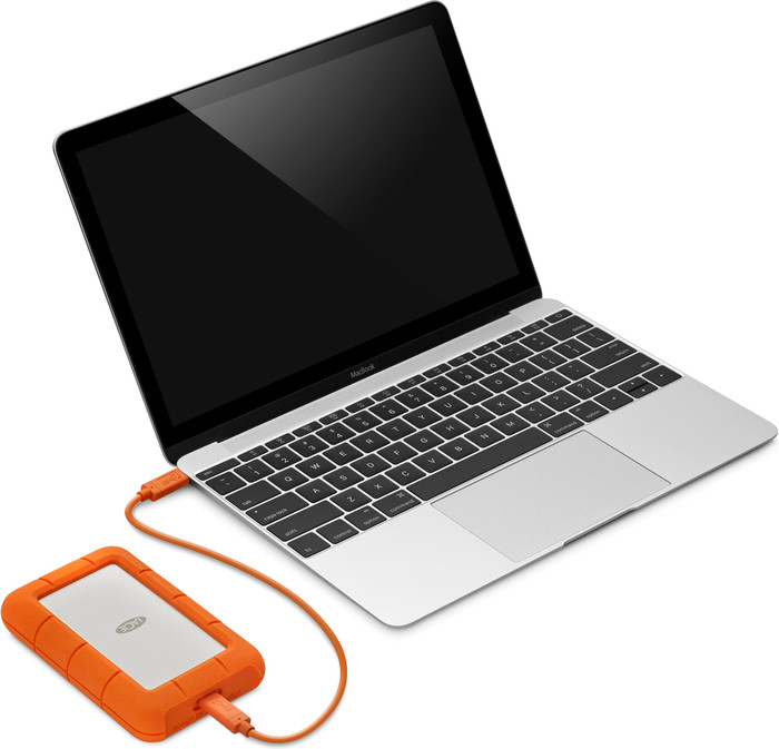 LaCie Rugged USB-C HDD 5 To produit à l'usage