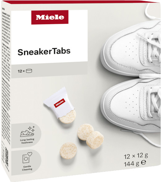 Miele SneakerTabs Schoenwasmiddel verpakking