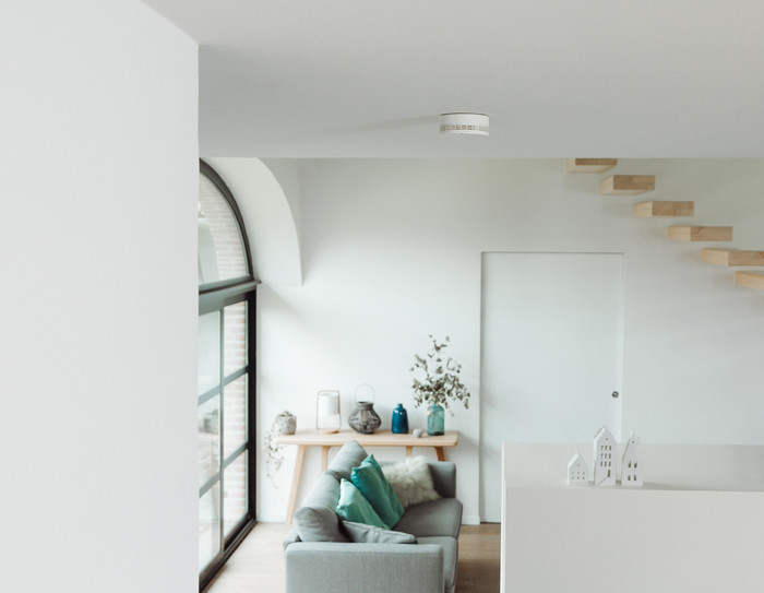 Netatmo Smart Smoke Detector (10 years) 3-pack product in use