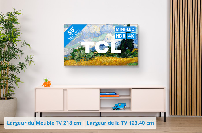 TCL QD Mini-LED 55" A400 Pro (2026) visuel Coolblue 1