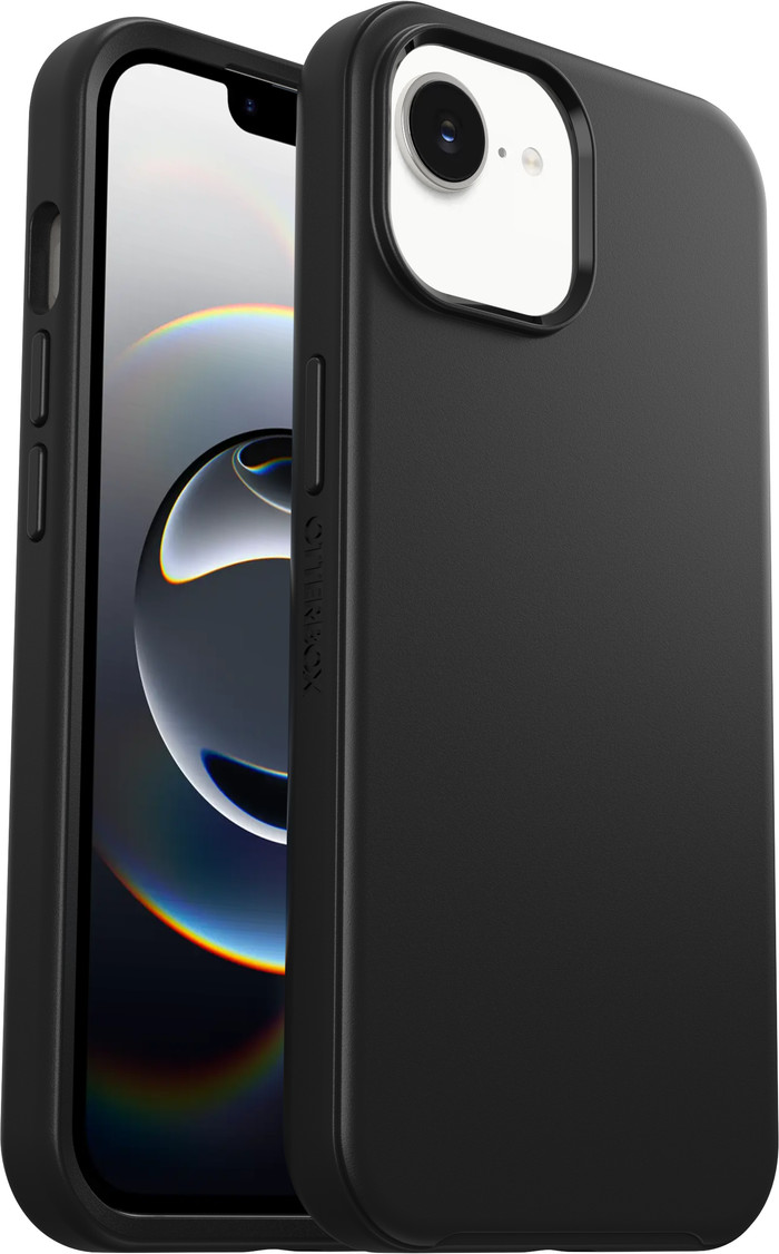 OtterBox Symmetry Apple iPhone 15 Back Cover Black with MagSafe combined product